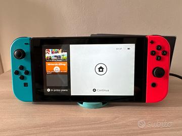 Nintendo switch v2 - joy-con rosso/blu