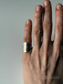 Anello con moneta francese d’argento
