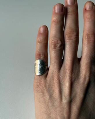 Anello con moneta francese d’argento