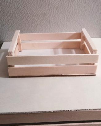 Cassettina contenitore di legno 