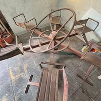 giostra girotondo in ferro
