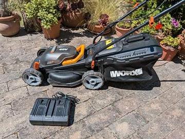 Rasaerba WORX WG779E 40V + 2 Batterie e Caricatore