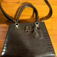 Borsa Guess originale marrone pelle tartarugata