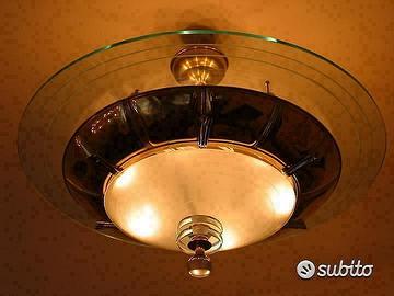 1950 Plafoniera di Fontana Arte . RARA. Design