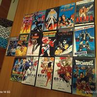 14 VHS 2 DVD manga anime cartoni animati giappones