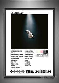 Poster “Eternal Sunshine Deluxe” di Ariana Grande.