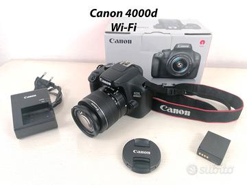 Canon 4000d Full HD Wi-Fi Ott.Condizioni