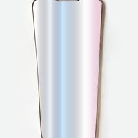 Specchio "Scudo alto" - Vintage 1970