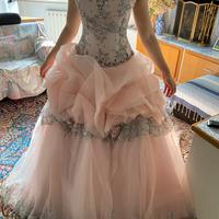 Vestito da sposa tg 40 rosa antico PERFETTO