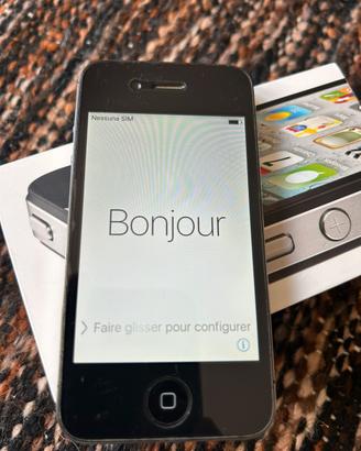 I phone 4S nero 16GB funzionante con scatola orig