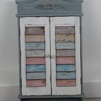 Pensile con specchio Vintage