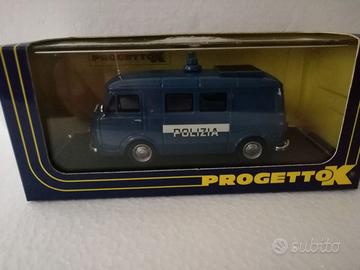 modellino fiat 238 polizia stradale progetto k