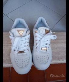 guess sneakers  bianche oro n 36