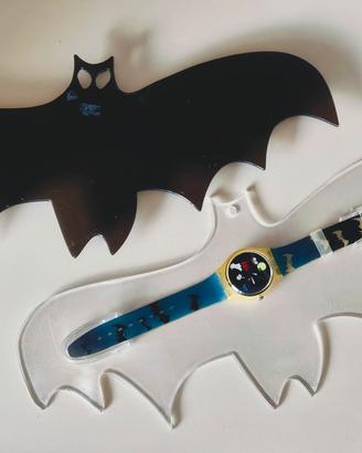 Raro Swatch GK331 vintage Batsknight Halloween