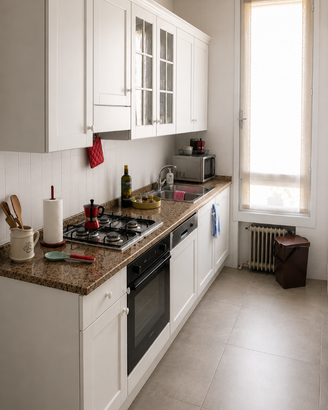 Cucina Shabby Chic completa di elettrodomestici