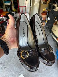 Scarpa donna pelle con fibbia