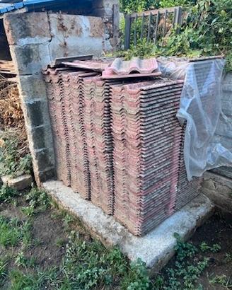 Stock ~115 Tegole in Cemento Doppia Onda