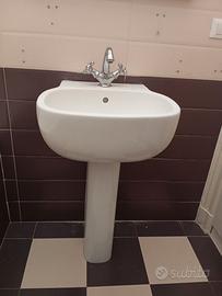 Lavabo lavandino su colonna Pozzo Ginori 500