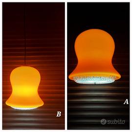 Coppia Lampade a sospensione Vetro di Murano 