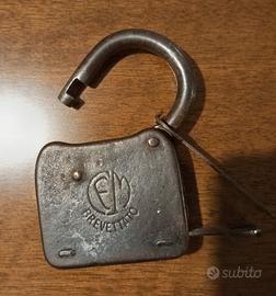 Lucchetto da collezione FM brevettato vecchio