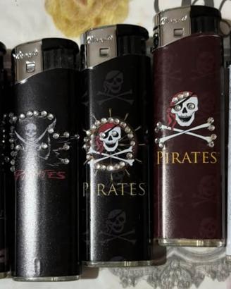 Accendini Pirates con brillantini