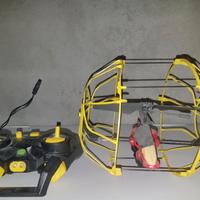 Elicottero telecomandato con gabbia anticolpi