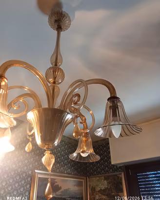 lampadario di murano 