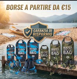 Kit Snorkeling Sacca Stagna, Maschera e Mini Pinne