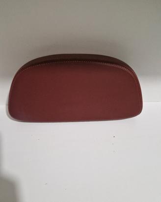 poggiaschiena pelle rosso per baule givi 