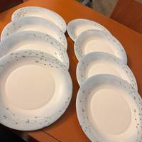 8 piatti piani grandi Rocco bormioli vintage