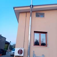 Canna fumaria coibentata acciaio