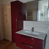 Set Bagno Completo Bordeaux Made In Italy