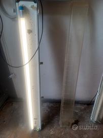 Plafoniera a led x acquario 2x4,5 watt