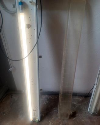 Plafoniera a led x acquario 2x4,5 watt