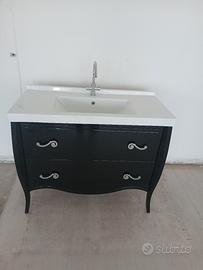 MOBILE DA BAGNO NERO CM.105