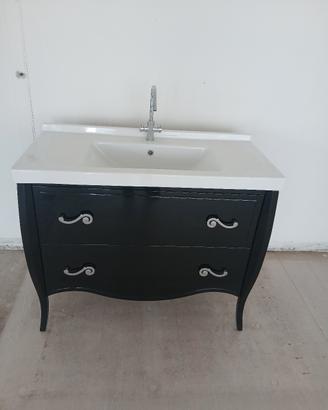 MOBILE DA BAGNO NERO CM.105