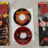 THUNDER RIVISTA HEAVYMETAL N 1 E 2 CON CD ALLEGATI