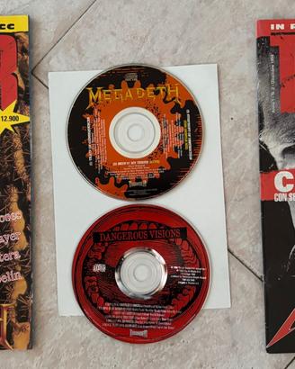 THUNDER RIVISTA HEAVYMETAL N 1 E 2 CON CD ALLEGATI