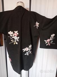 giacca Haori autentico giapponese antico in seta 
