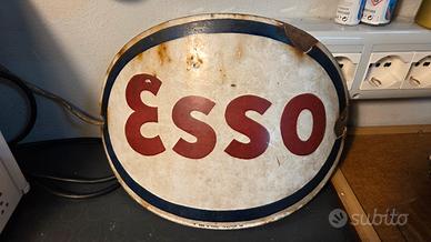 Insegna Esso smaltata 1950