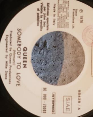 45 giri vintage Jukebox Queen Spmebody to love