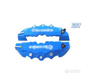 COPRI PINZE A 4 PISTONI LOOK BREMBO BLU