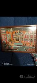 quadro puzzle gente a venezia