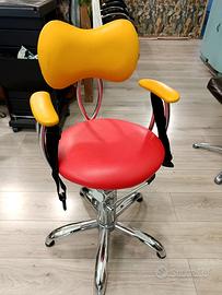 poltrona barbiere bambini 