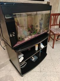 acquario 80 litri completo di mobile 