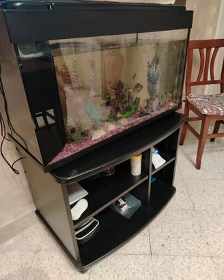 acquario 80 litri completo di mobile 
