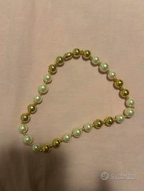 Collana perle chiare vintage