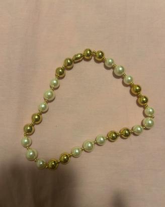 Collana perle chiare vintage