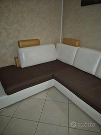 Divano in pelle Bruma