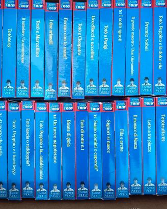 VHS 36 videocassette " Il grande cinema di Totò"
